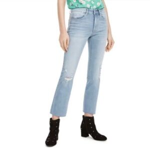 Numero Phoenix Distressed Cropped Mid-Rise Jeans
